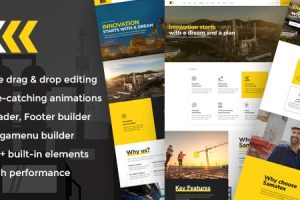 Samatex v4.9 – WordPress Woocommerce工业主题下载