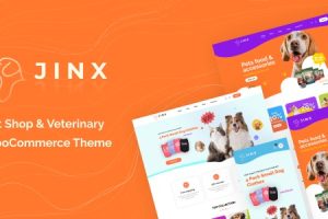 Jinx – Pet Shop & Veterinary WooCommerce Theme v1.0.9 | 宠物主题下载