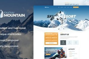 Snow Mountain v1.2.6 – 滑雪场和滑雪板学校WordPress主题下载