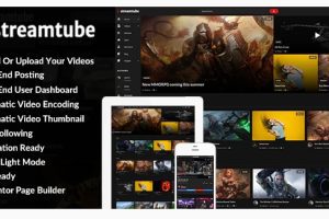 StreamTube v4.17 + Addons – 视频 WordPress 主题下载