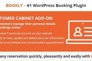 GDPR Solution Bookly Customer Cabinet (Add-on) v6.0 插件下载