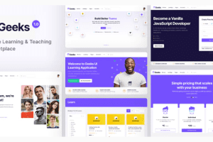 Geeks GPL v1.3.0 – 在线学习培训网课WordPress 主题下载