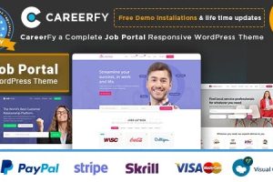 Careerfy v10.4.2 – Job Board 求职板招聘WordPress主题下载