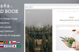 Wild Book v1.9.7 – 复古，优雅和夏季 WordPress 个人博客主题下载