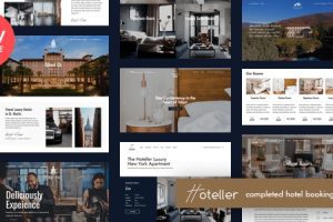 Hoteller v6.9 – 酒店预订 WordPress主题下载