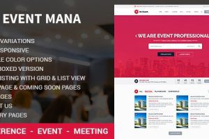 Event Management WordPress Theme v1.9.7 活动管理 WordPress 主题下载