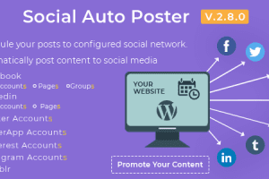 Social Auto Poster v5.5.5 -WordPress 社交平台自动化推广同步发帖插件下载
