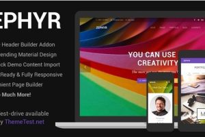 Zephyr GPL v9.0.1 – 材料设计主题下载