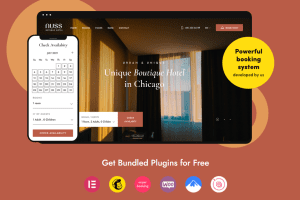 Nuss 1.1.2 –酒店预订 WordPress主题下载