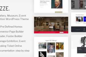 Muzze v1.7.3 – 博物馆美术馆展览WordPress主题下载