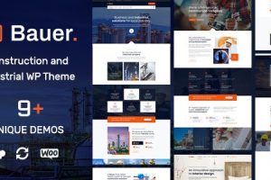 Bauer v1.33 – 建筑和工业WordPress主题下载
