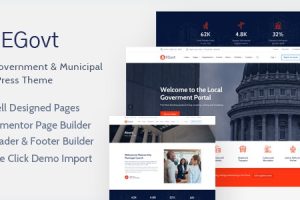 EGovt v1.6.6 – 市政府WordPress主题下载