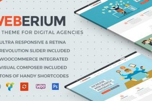 Weberium v1.21 为数字机构量身定制的响应式主题 下载