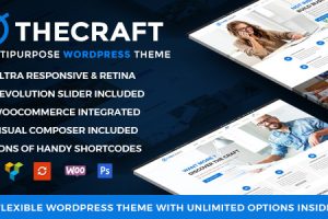 TheCraft v.1.35 响应式多用途 WordPress 主题下载