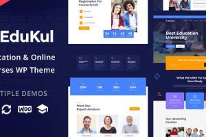 Edukul v1.32 – 在线课程网课WordPress 主题下载