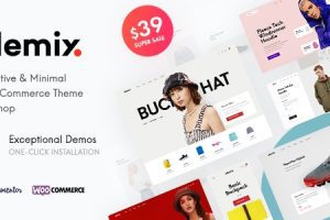 Elemix v1.2.4 – 现代与创意元素 WooCommerce 主题下载
