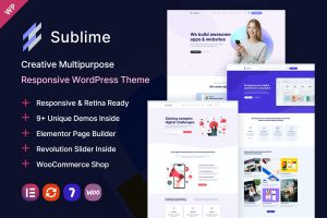 Sublime v1.9 | 创意多用途WordPress主题下载