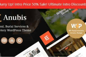 Anubis GPL v1.27.0 – 殡葬服务 WordPress 主题下载