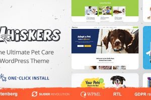 Whiskers v.1.3.0 – 宠物商店兽医诊所动物收养主题下载