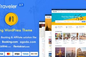 Traveler v3.2.9 – 旅行预订WordPress主题模板下载