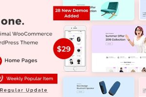 Flone v.3.4.2 – 最小的WooCommerce WordPress主题下载