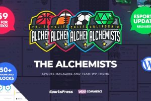 Alchemists v4.7.1 – 体育、电子竞技和游戏俱乐部及新闻WP主题下载