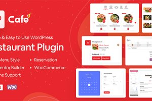 WP Cafe v2.2.29 – WordPress餐厅预订和食物菜单插件下载