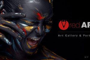 Red Art Artist Portfolio v4.0 主题下载