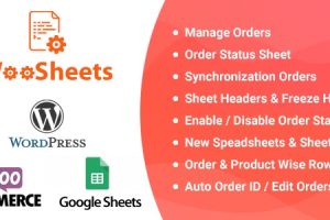 WooSheets v.7.1 – 使用 Google 电子表格下载管理 WooCommerce 订单