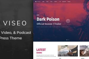Viseo Theme GPL v4.4 – 新闻、视频和播客主题下载