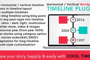 Cool Timeline Pro v6.1.3 – WordPress 时间线插件下载