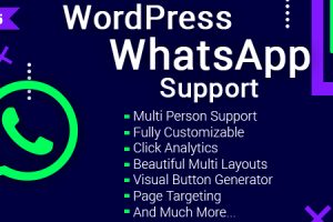 WordPress WhatsApp Support GPL v2.5.3 WhatsApp沟通插件下载