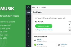 Musik v.3.2 – WordPress后台管理主题下载