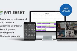 FAT Event v5.18 – WordPress 活动和日历预订插件下载