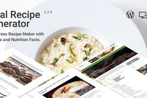 Total Recipe Generator v.2.9.0 – 具有架构和营养成分的 WordPress Recipe Maker（Elementor 插件）下载