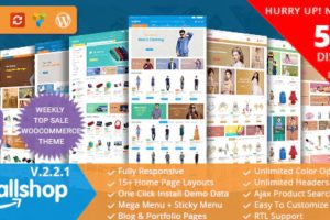 EmallShop v.2.4.24 – 响应式多用途WooCommerce 主题下载
