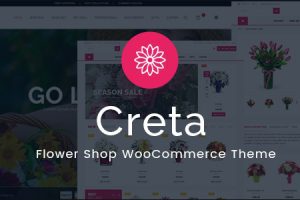 Creta GPL v5.8 – 花店 WooCommerce WordPress 主题下载