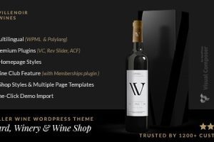 Villenoir GPL v6.0.2 – 葡萄园、酿酒厂和葡萄酒商店 下载