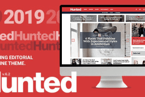 Hunted v8.0.7 – 浮动的社论杂志主题下载