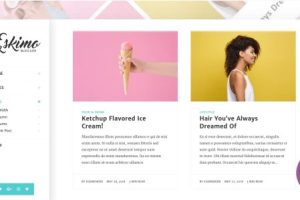 Eskimo GPL v.1.8.3 – 最小的个人 WordPress 博客和商店主题下载