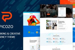 Picozo GPL v1.7 – 联合办公和办公空间 WordPress 主题下载
