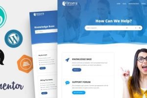 Tessera GPL v2.6 – 知识库和支持论坛 WordPress 主题下载