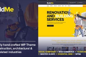 BuildMe GPL v.6.8 – 建筑与建筑 WP 主题下载