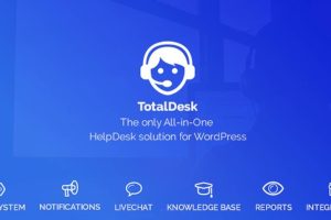 TotalDesk v1.8.1 – WordPress售后工单系统插件下载
