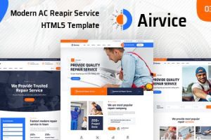 Airvice v1.1.6 AC 维修服务WordPress 主题下载