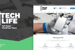 TechLife v.17.6 – 移动、技术和电子维修店 WordPress 主题下载