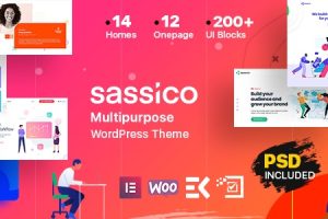 Sassico v.3.7.0 – 多用途 Saas 启动机构 WordPress 主题下载