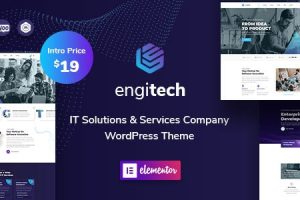 Engitech v1.8.15 IT 解决方案和服务 WordPress 主题下载