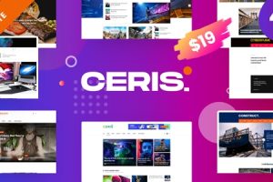 Ceris v5.2 – 杂志和博客 WordPress 主题下载