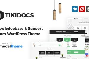 Tikidocs v2.2.3 – 知识库和支持论坛 WordPress 主题 + RTL 下载